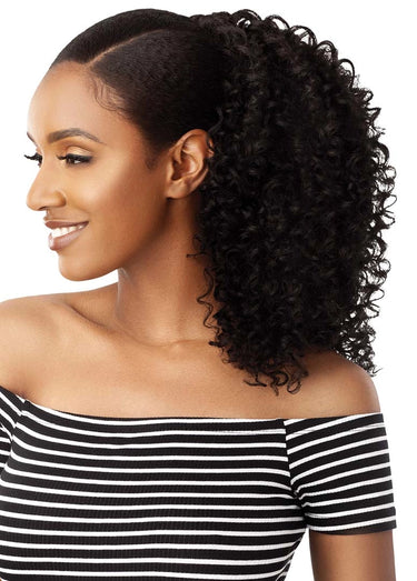 OUTRE BIG BEAUTIFUL HAIR DRAWSTRING PONYTAIL 3B - BOUNCY CURL 18